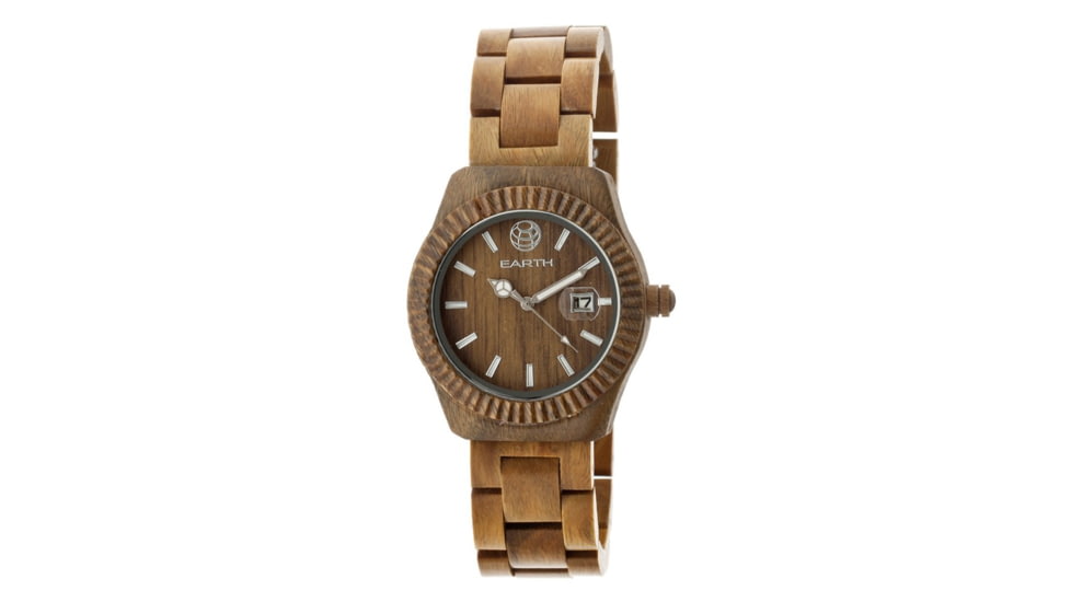 Earth Pith Wooden Unisex Watch, Olive ETHEW1804