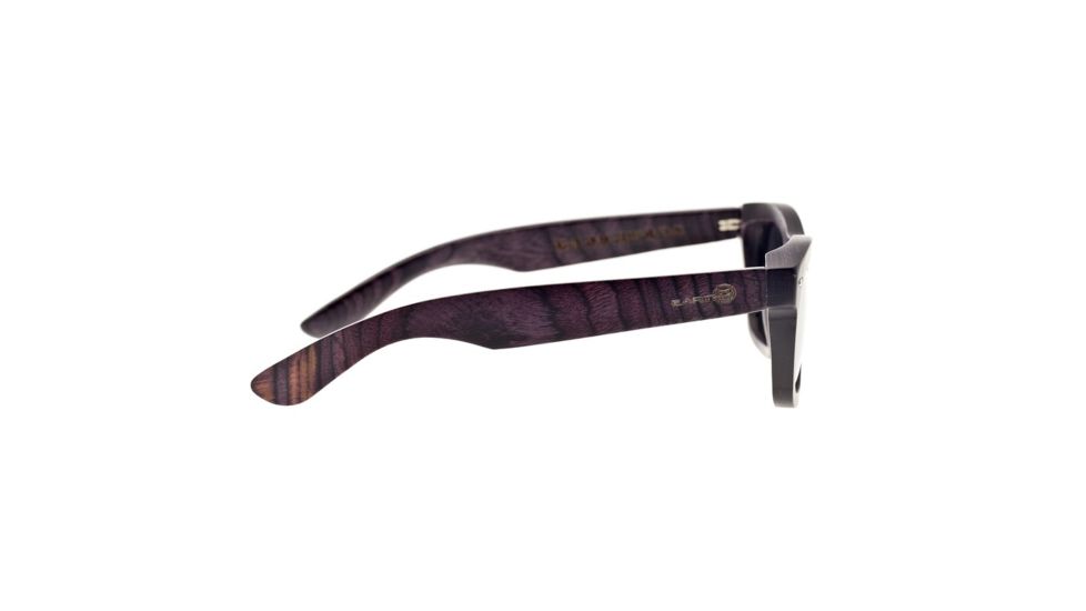 Earth Portsmouth Bamboo Wood Sunglasses, Plum Stripe Wood ESG502BB