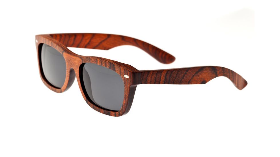 Earth Portsmouth Bamboo Wood Sunglasses, Orange Stripe Wood ESG502OB