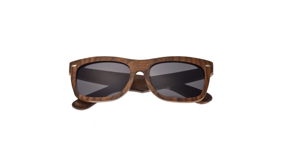 Earth Portsmouth Bamboo Wood Sunglasses, Brown Stripe Wood ESG502WB