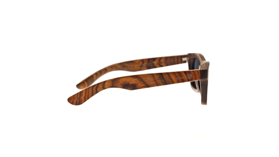 Earth Portsmouth Bamboo Wood Sunglasses, Brown Stripe Wood ESG502WB