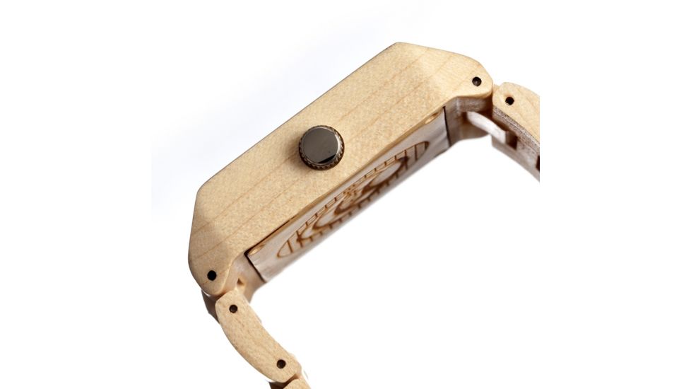 Earth Rhizomes Wooden Unisex Watch, Khaki/Tan ETHEW1201