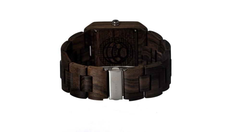 Earth Rhizomes Wooden Unisex Watch, Dark Brown ETHEW1202