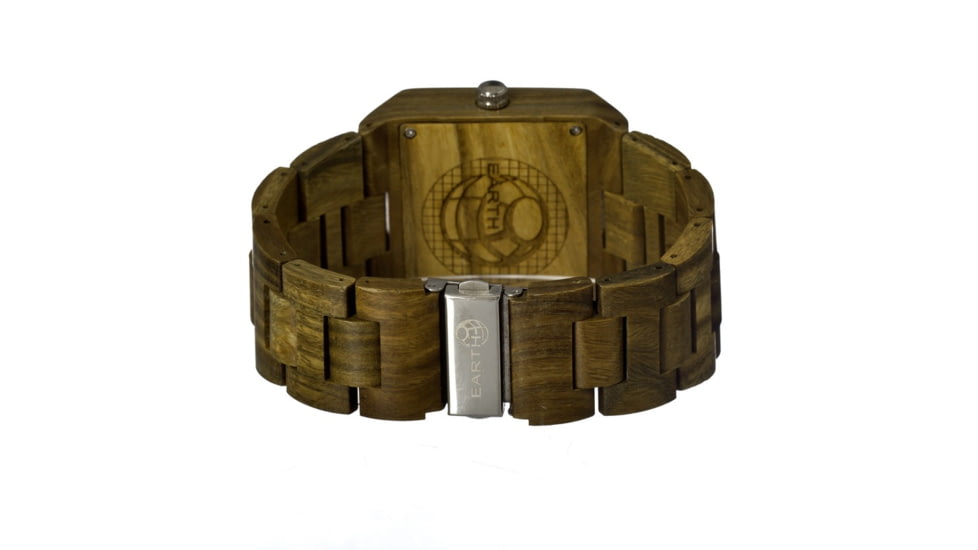 Earth Rhizomes Wooden Unisex Watch, Olive ETHEW1204