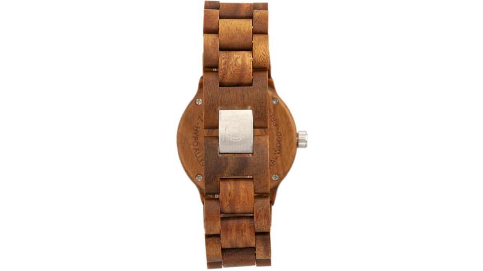 Earth Wood Biscayne Wood Bracelet Watch w/Date, Olive, Standard, ETHEW4204
