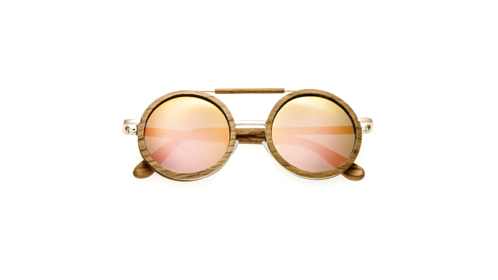 Earth Wood Bondi  w/Polarized Lenses, bamboo  rose gold ESG003W