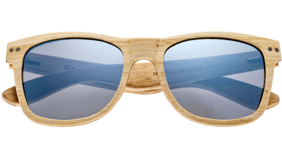 Earth Wood Cape Cod Sunglasses, Bamboo Frame, Celeste Lens, Polarized, One Size, ESG060B