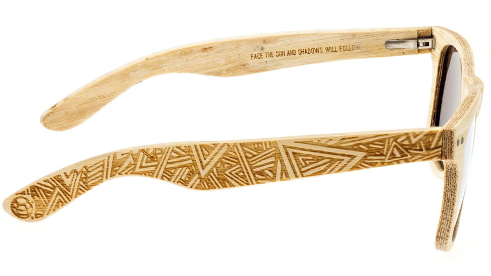 Earth Wood Cape Cod Sunglasses, Bamboo Frame, Celeste Lens, Polarized, One Size, ESG060B