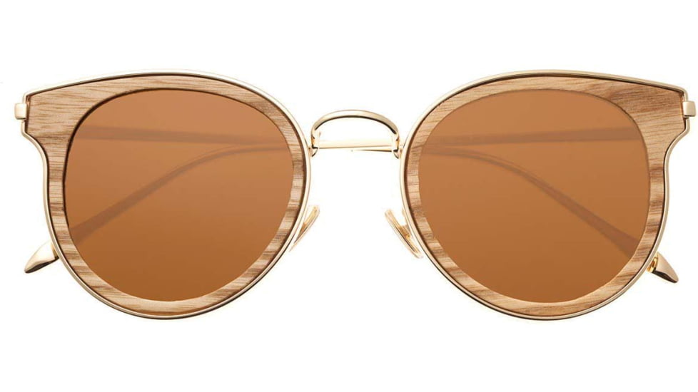 Earth Wood Derawan Sunglasses, Walnut Frame, Brown Lens, Polarized, One Size, ESG029W