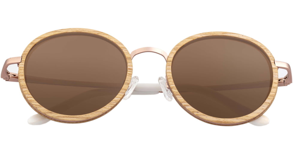 Earth Wood Himara Sunglasses, Oak Frame, Brown Lens, Polarized, One Size, ESG039OR