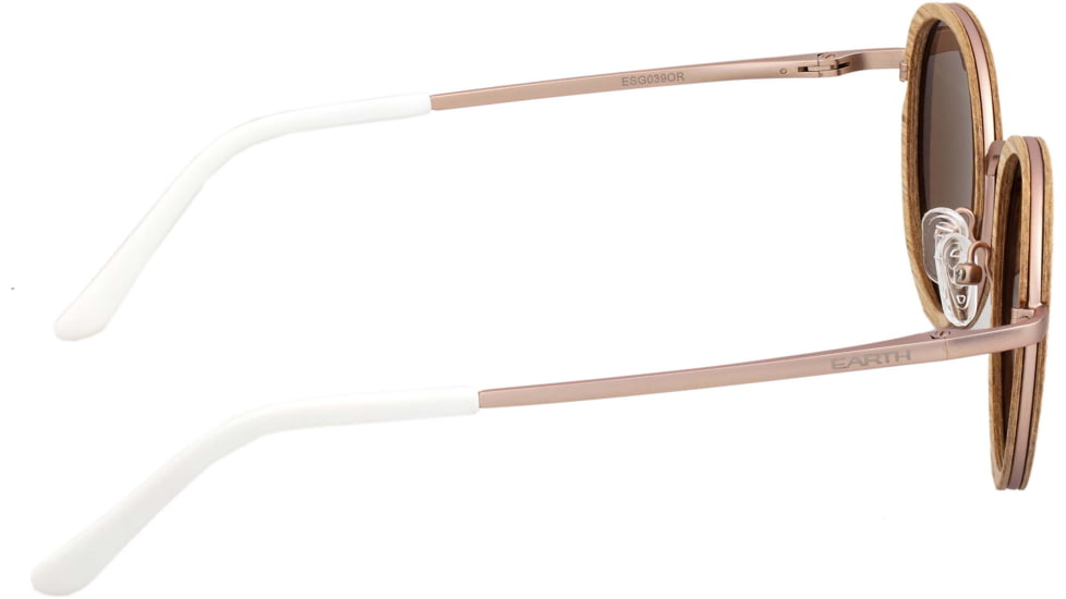 Earth Wood Himara Sunglasses, Oak Frame, Brown Lens, Polarized, One Size, ESG039OR