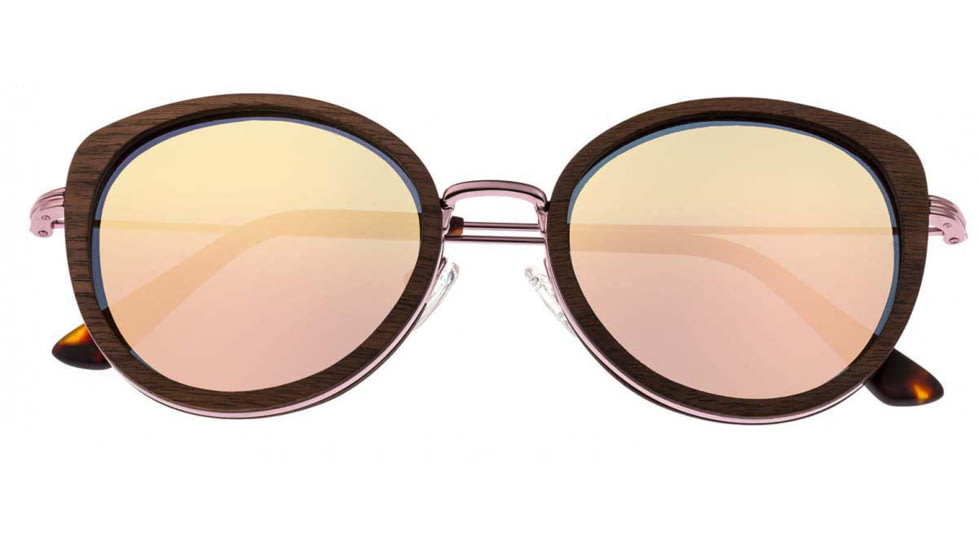 Earth Wood Oreti Polarized Sunglass, Monzo/Rose Gold, One Size, ESG037MN