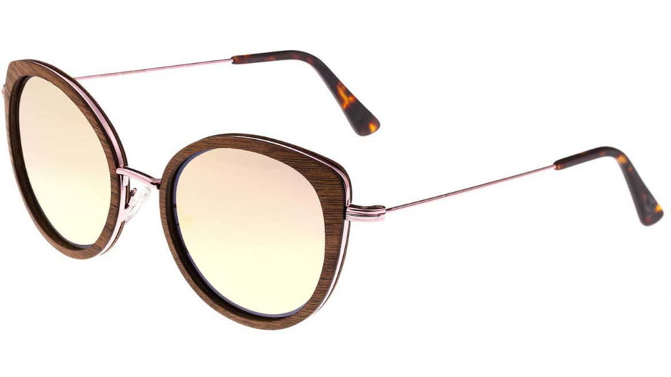 Earth Wood Oreti Polarized Sunglass, Monzo/Rose Gold, One Size, ESG037MN