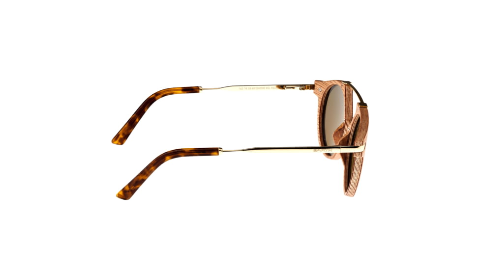 Earth Wood Polarized Sunglasses, Annato/Green, ESG034A, Annato/Green, One Size, ESG034A