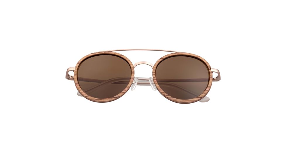 Earth Binz Polarized Sunglasses - Unisex, Babinga/Brown, One Size, ESG048BR