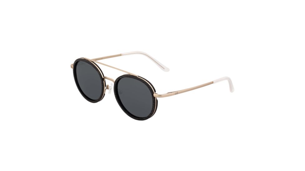 Earth Binz Polarized Sunglasses - Unisex, Ebony/Black, One Size, ESG048EG