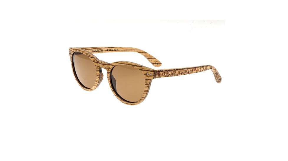 Earth Copacabana Sunglasses, Zebrawood, Standard, ESG020Z