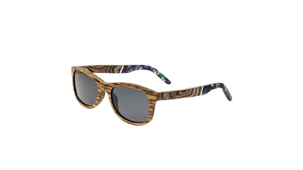 Earth El Nido Sunglasses, Zebrawood, Standard, ESG070Z