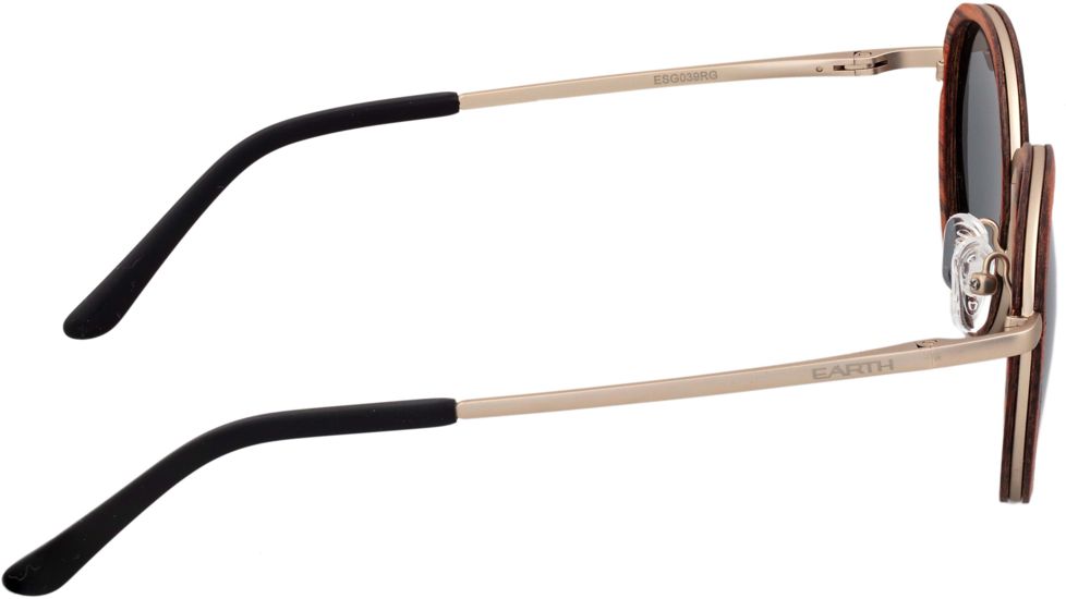 Earth Himara Polarized Sunglasses - Unisex, Red Rosewood/Black, One Size, ESG039RG