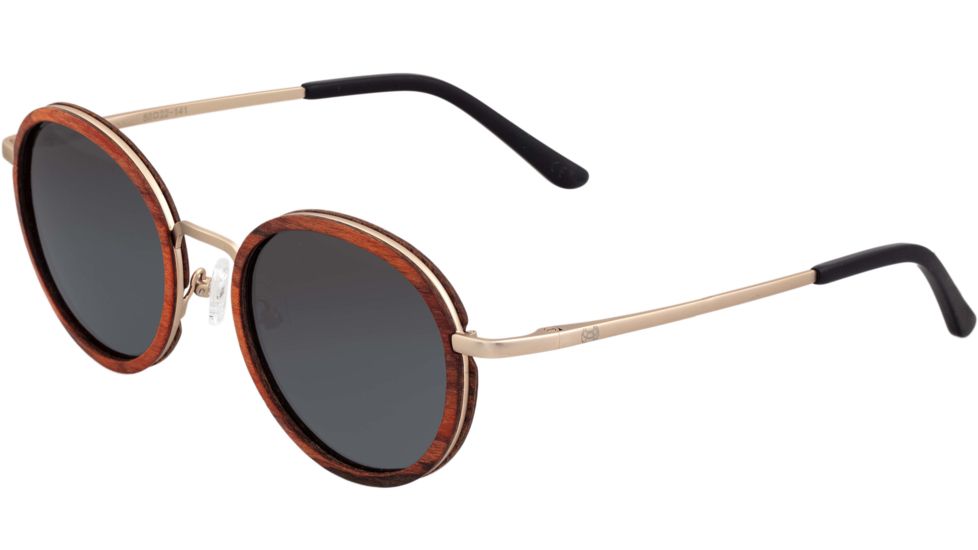 Earth Himara Polarized Sunglasses - Unisex, Red Rosewood/Black, One Size, ESG039RG