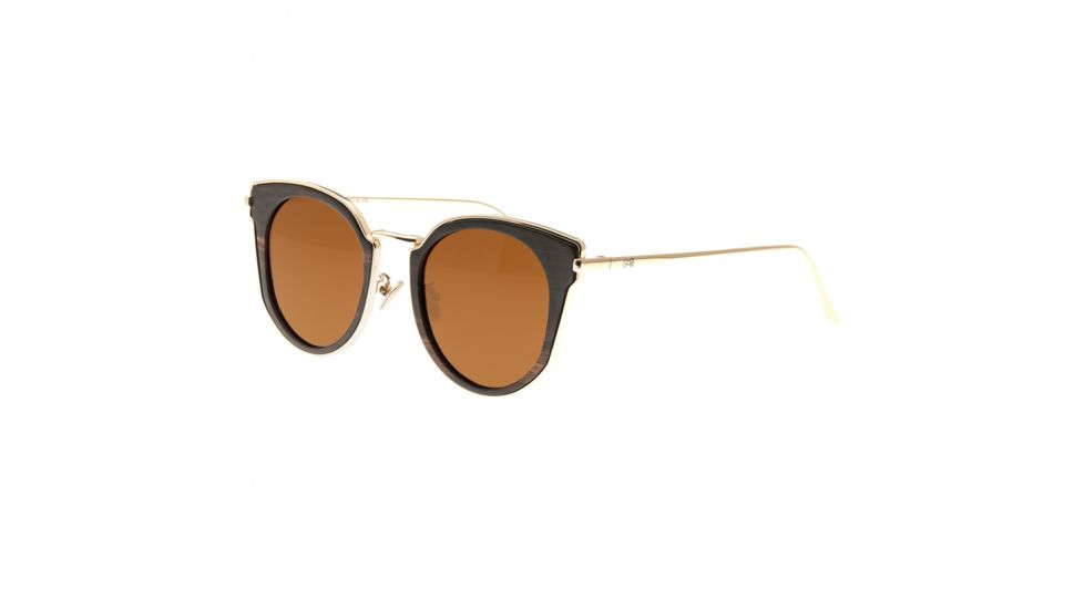 Earth Karekare Polarized Sunglasses, ESpresso/Brown, One Size, ESG028E