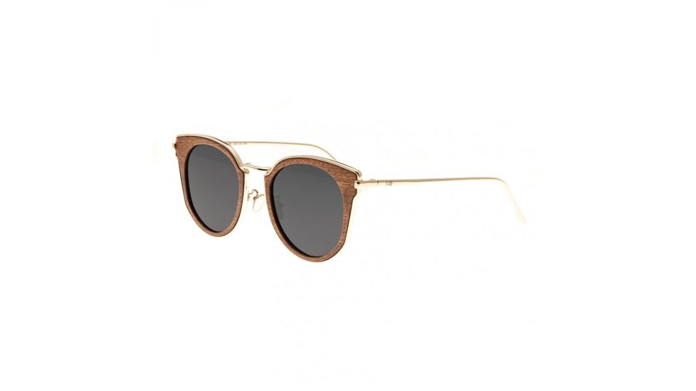 Earth Karekare Polarized Sunglasses, Red Rosewood/Black, One Size, ESG028R
