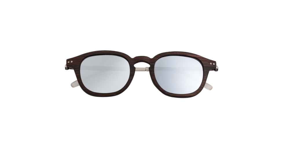 Earth Kavaja Polarized Sunglasses - Unisex, Padauk/Silver, One Size, ESG042PS