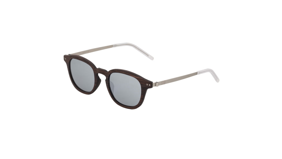 Earth Kavaja Polarized Sunglasses - Unisex, Padauk/Silver, One Size, ESG042PS