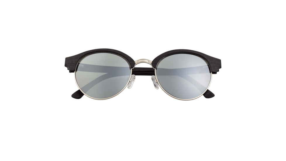 Earth Misty Polarized Sunglasses - Unisex, Ebony/Silver, One Size, ESG049ES