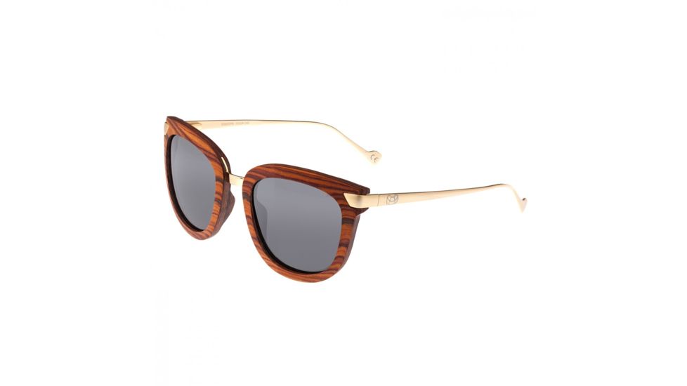 Earth Nissi Polarized Sunglasses, Mahogany/Black, One Size, ESG033MG