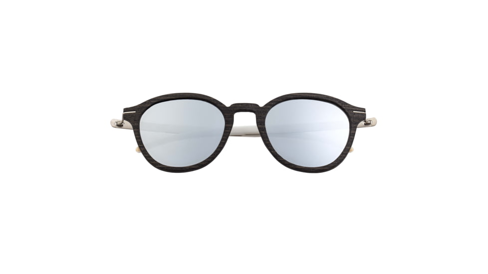 Earth Sabal Polarized Sunglasses - Unisex, Ebony/Silver, One Size, ESG044ES