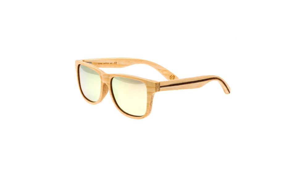 Earth Solana Polarized Sunglasses, Bamboo/Rose Gold, ESG004B