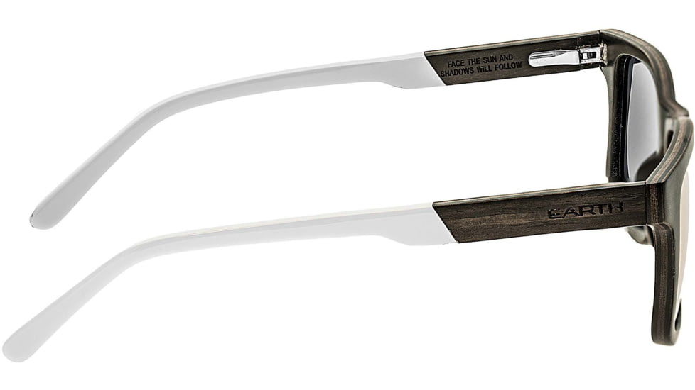 Earth Wood Tide Sunglasses, Ebony Frame, Red/Yellow Lenses, ESG009BR