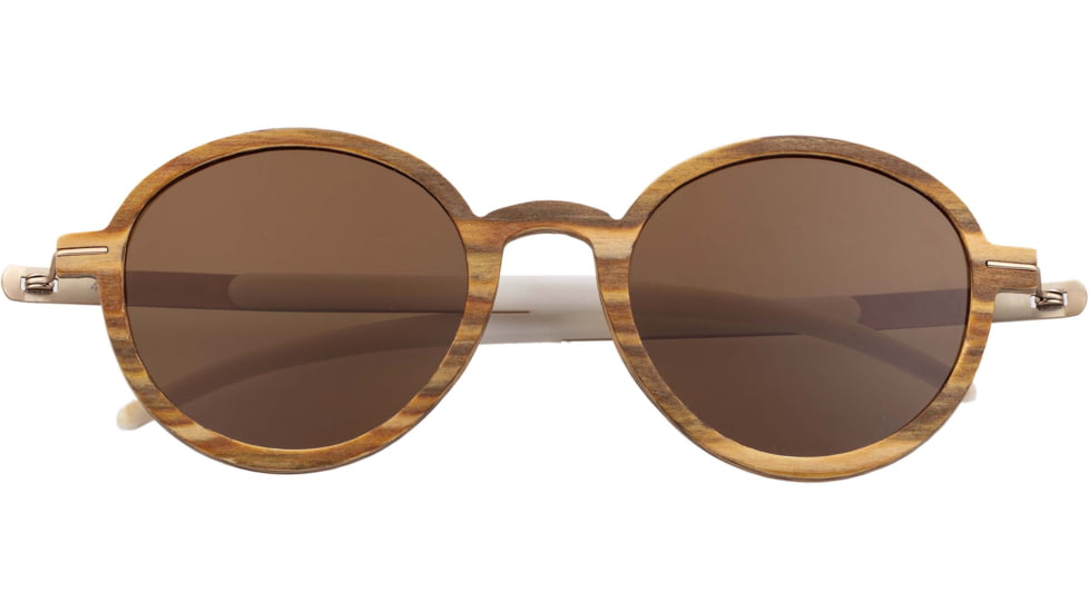 Earth Wood Toco Sunglasses, Apple Wood Frame, Brown Lens, Polarized, One Size, ESG051AG