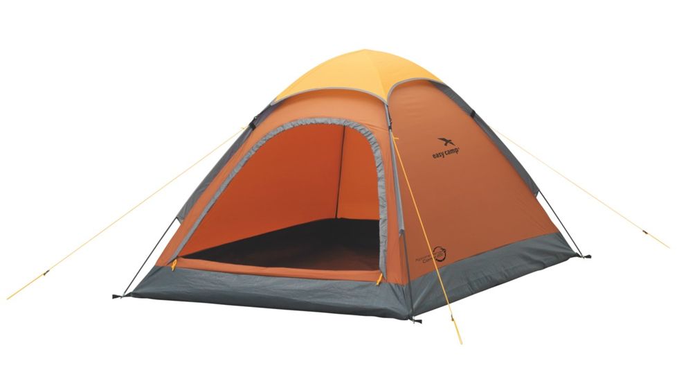 Easy Camp 2 Person Comet 200 Tent, Orange / Gold 120185