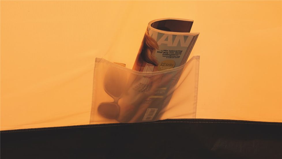 Easy Camp 2 Person Meteor 200 Tent, Orange / Gold 120190