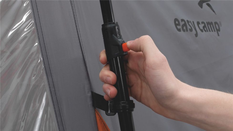 Easy Camp 4 Person Richmond 400 Tent, Gray / Silver 120203