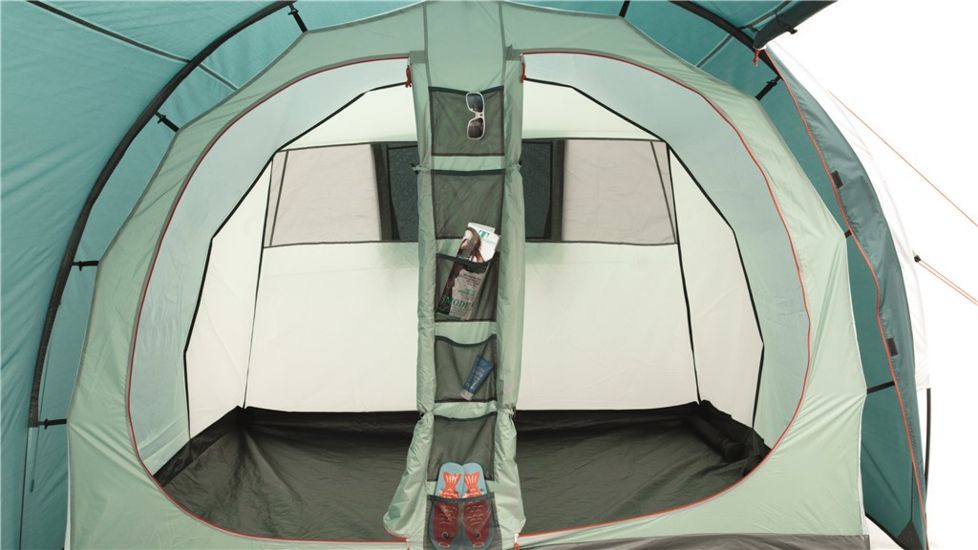 Easy Camp 4-Person Galaxy 400 Tunnel Tent, 2 Rooms, Light/Dark Blue, 5709388076533