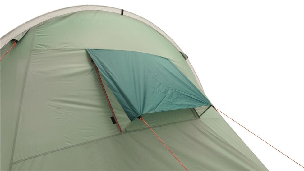 Easy Camp 4-Person Galaxy 400 Tunnel Tent, 2 Rooms, Light/Dark Blue, 5709388076533