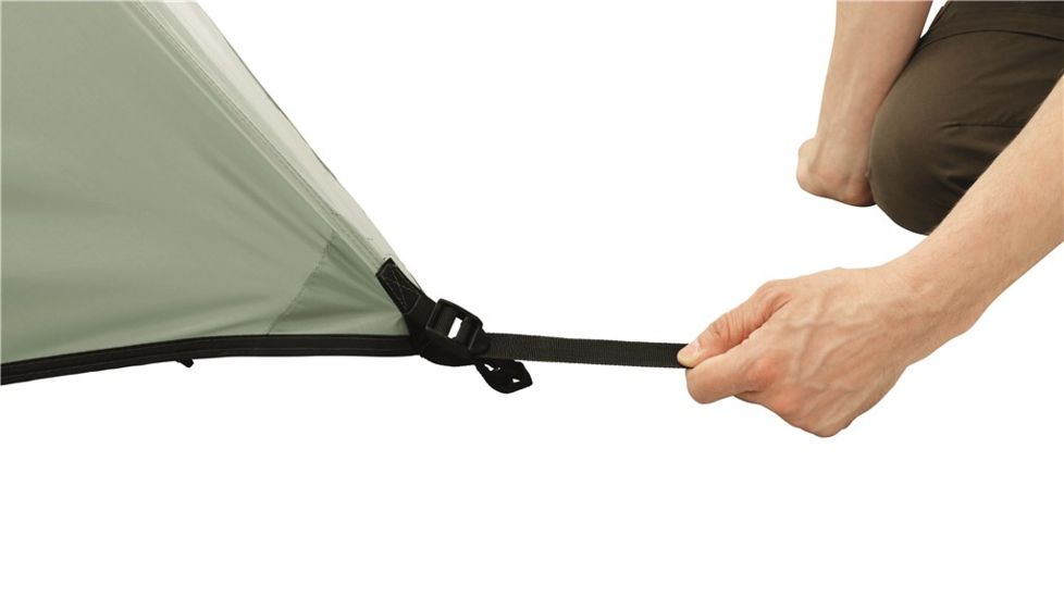 Easy Camp 4-Person Galaxy 400 Tunnel Tent, 2 Rooms, Light/Dark Blue, 5709388076533