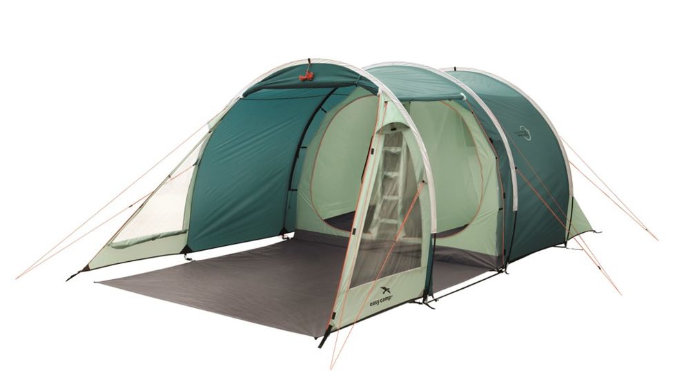 Easy Camp 4-Person Galaxy 400 Tunnel Tent, 2 Rooms, Light/Dark Blue, 5709388076533
