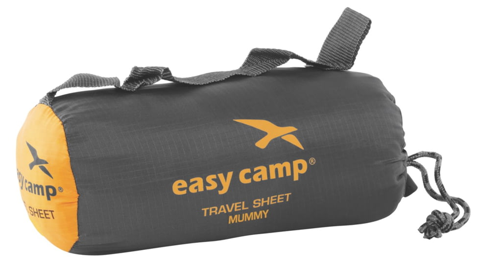 Easy Camp Mummy Sleeping Bag Liner / Travel sheet, Silver 340693