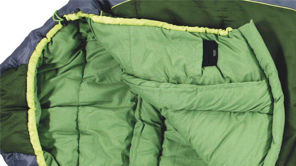 Easy Camp Orbit 400 Mummy Sleeping Bag, Green / Gray 240057