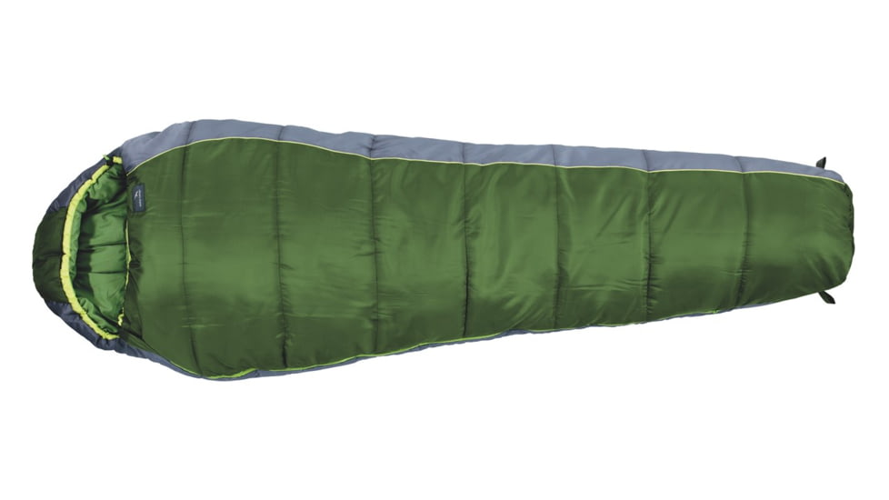 Easy Camp Orbit 400 Mummy Sleeping Bag, Green / Gray 240057