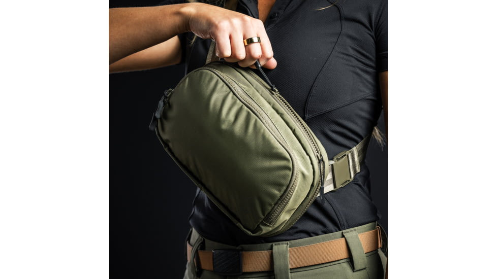 Eberlestock Fade Flex Waist Pack, Olive, 10 W x 6 H x 3 D in, FAXMO