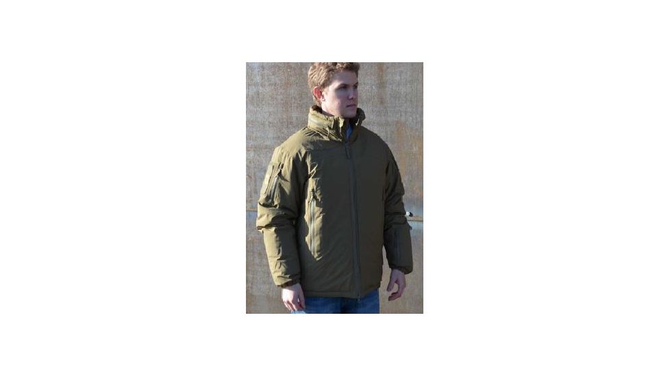 Eberlestock Fortress Jacket, Cold Wx Waterproof w/ G-Loft Fill, Military Green, Large EHIGLJ
