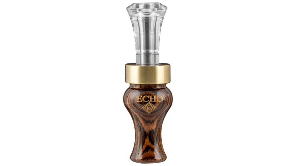 ECHO CALLS, INC 90016 Diamondwood/Wood Poly Ducks Double Reed Bocote Timber/Pol