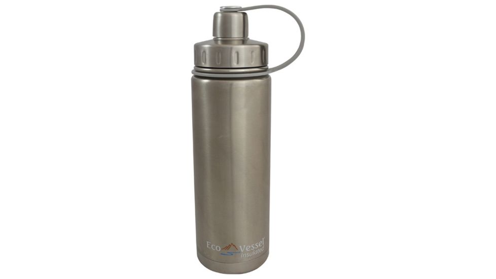 Eco Vessel Boulder Insulated Water Bottle, 20 Oz, Green, BLD600GN