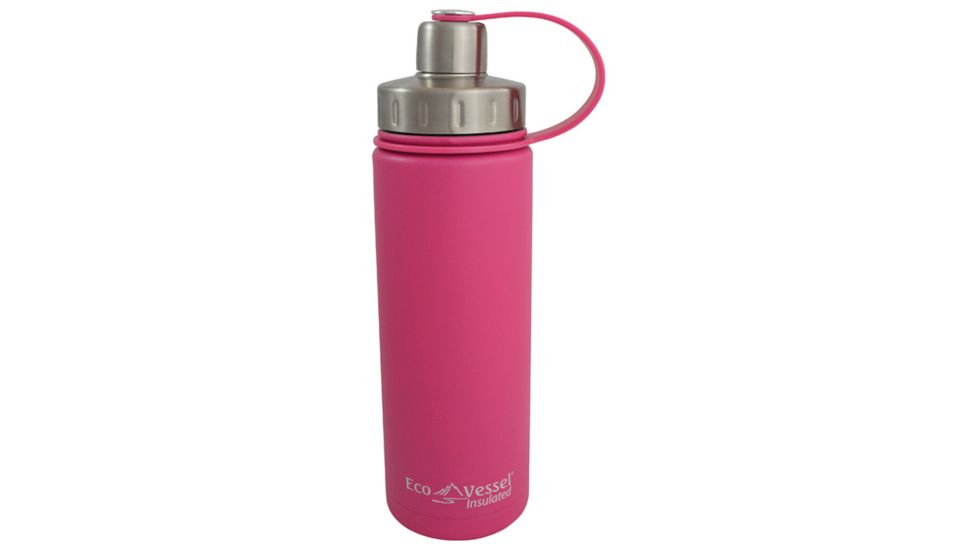 Eco Vessel Boulder Insulated Water Bottle, 20 Oz, Green, BLD600GN