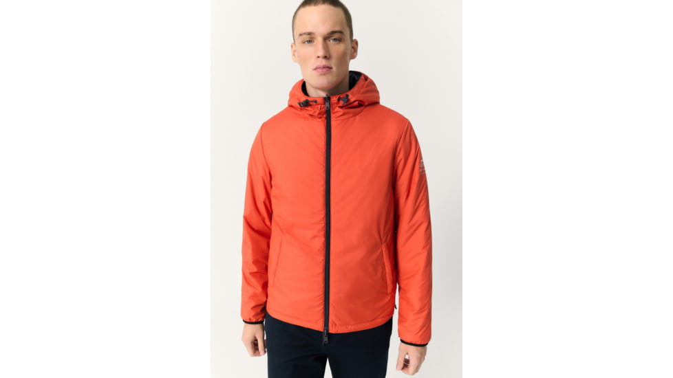 Ecoalf Eukalf Reversible Vest - Mens, Deep Navy/Bright Orange, S, GAJKEUKAR4070MS22-161-208-S